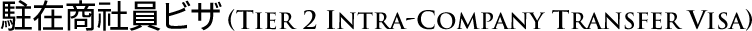 주재상사원비자 (tier 2 - intra-company transfer visa)